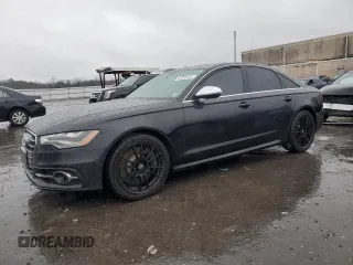 2014 Audi S6 Prestige with VIN WAUF2AFC2EN091453, listed as a Copart auction lot 43369445 with 111,502 mi miles and Salvage Title. Bid and sale history available at carsss.com. Image 1.