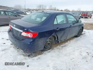 2011 Toyota Corolla L with VIN 2T1BU4EE2BC688438, listed as a IAAI auction lot 41591906 with 37,243 mi miles. Bid and sale history available at carsss.com. Image 4.