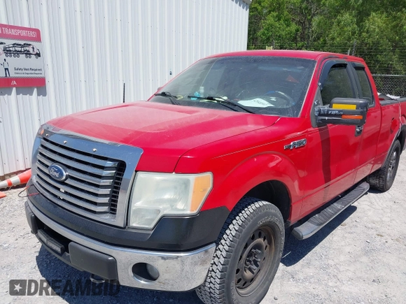 2010 Ford F-150 XL with VIN 1FTEX1E8XAFB25494, listed as a IAAI auction lot 42048597 with 245,054 mi miles. Bid and sale history available at carsss.com. Image 6.
