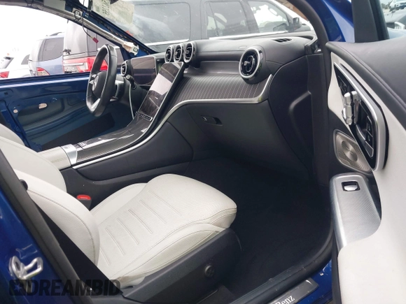 2023 Mercedes-Benz GLC with VIN W1NKM4GB7PF054326, listed as a IAAI auction lot 41562255 with 23,251 mi miles. Bid and sale history available at carsss.com. Image 5.