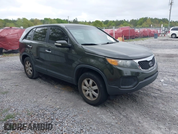 2012 Kia Sorento LX with VIN 5XYKT3A14CG219860, listed as a IAAI auction lot 41917360 with 209,107 mi miles. Bid and sale history available at carsss.com. Image 1.