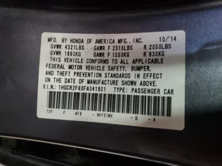 2015 Honda Accord EX-L with VIN 1HGCR2F8XFA041901, listed as a Copart auction lot 63760005 with 189,323 mi miles and Clean title. Bid and sale history available at DreamBid. Image 12.