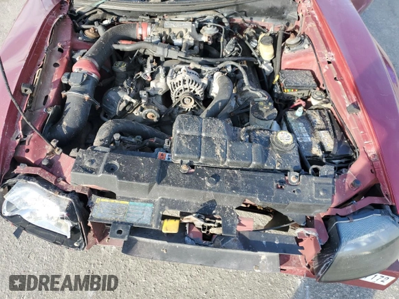 2003 Ford Mustang GT Deluxe with VIN 1FAFP42X43F447476, listed as a Copart auction lot 45862335 with 96,224 mi miles and Salvage Title. Bid and sale history available at carsss.com. Image 12.