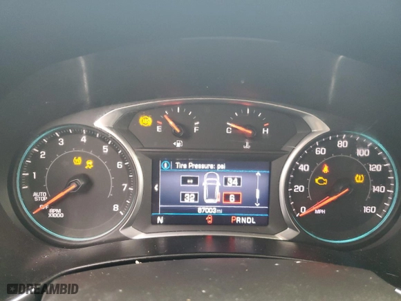 2021 Chevrolet Equinox LT with VIN 3GNAXUEV6MS179405, listed as a Copart auction lot 43131725 with 67,003 mi miles and Salvage Title. Bid and sale history available at carsss.com. Image 9.