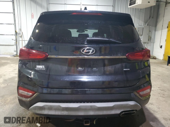 2019 Hyundai Santa Fe SEL with VIN 5NMS3CAD3KH008163, listed as a Copart auction lot 47119455 with 121,131 mi miles and Salvage Title. Bid and sale history available at carsss.com. Image 6.