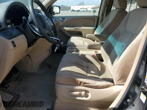 2006 Honda Odyssey EX with VIN 5FNRL38406B403705, listed as a Copart auction lot 50395855 with 252,722 mi miles and Salvage Title. Bid and sale history available at carsss.com. Image 7.
