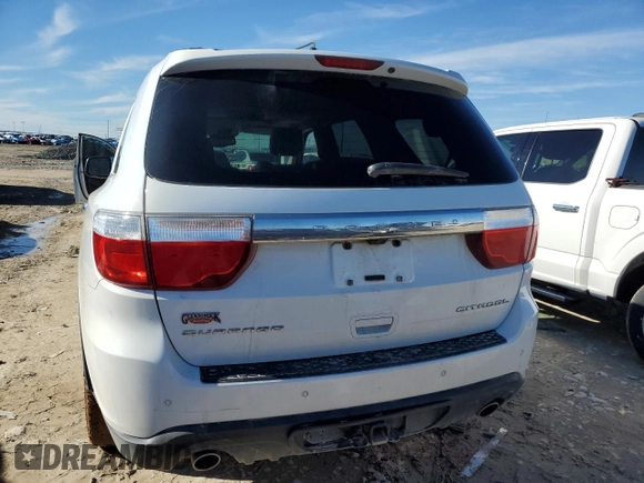 2013 Dodge Durango Citadel with VIN 1C4SDHET3DC680432, listed as a Copart auction lot 86819304 with 219,080 mi miles and Salvage Title. Bid and sale history available at carsss.com. Image 6.