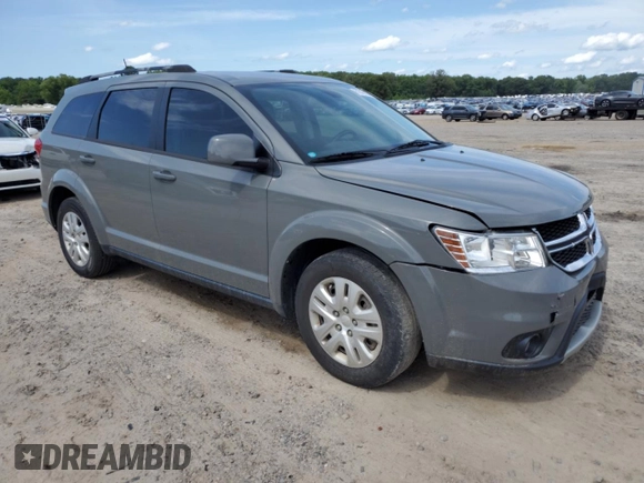 2019 Dodge Journey SE with VIN 3C4PDCBB9KT872444, listed as a Copart auction lot 61310125 with 48,520 mi miles and Salvage title. Bid and sale history available at DreamBid. Image 4.