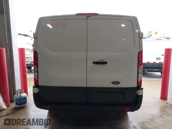 2023 Ford Transit Cargo with VIN 1FTBR1Y87PKA20405, listed as a IAAI auction lot 41907508 with 26,846 mi miles and . Bid and sale history available at DreamBid. Image 17.