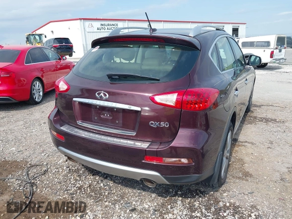 2017 Infiniti QX50 with VIN JN1BJ0RP4HM385690, listed as a IAAI auction lot 42027537 with 155,410 mi miles. Bid and sale history available at carsss.com. Image 4.