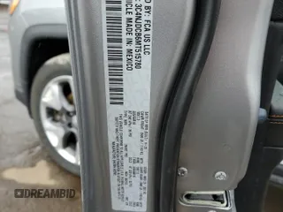 2021 Jeep Compass Limited with VIN 3C4NJDCB6MT515780, listed as a Copart auction lot 49820575 with 45,474 mi miles and Salvage Title. Bid and sale history available at carsss.com. Image 12.