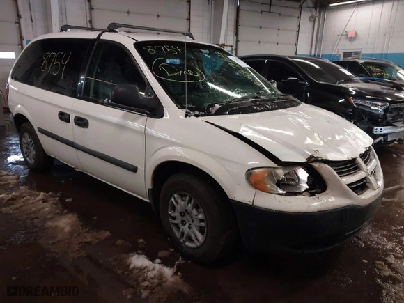 2005 Dodge Caravan SE with VIN 1D4GP25E85B249526, listed as a IAAI auction lot 41548754 with 165,330 mi miles. Bid and sale history available at carsss.com. Image 1.