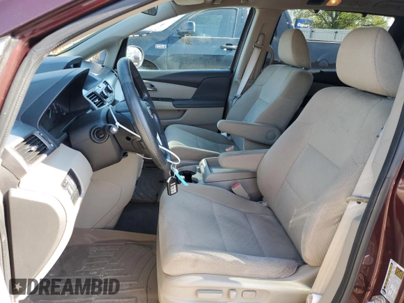 2015 Honda Odyssey EX with VIN 5FNRL5H49FB038016, listed as a Copart auction lot 54004185 with 132,919 mi miles and Salvage Title. Bid and sale history available at DreamBid. Image 7.