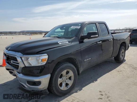 2020 Ram 1500 Big Horn with VIN 1C6RREBTXLN121196, listed as a Copart auction lot 44034035 with 80,849 mi miles and Salvage Title. Bid and sale history available at carsss.com. Image 1.