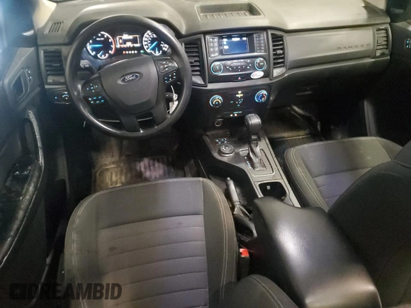 2019 Ford Ranger XL with VIN 1FTER1FH7KLA85645, listed as a Copart auction lot 43757345 with 46,669 mi miles and Salvage Title. Bid and sale history available at DreamBid. Image 8.