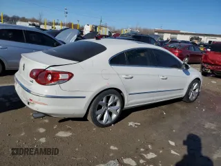 2011 Volkswagen CC Executive 4Motion with VIN WVWGU7AN5BE731423, listed as a Copart auction lot 42090285 with Not Provided miles and Non Repairable. Bid and sale history available at carsss.com. Image 3.
