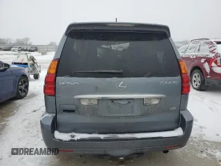 2006 Lexus GX 470 z VIN JTJBT20X460106465, wystawiony jako Copart lot #45705925 z przebiegiem 178 029 mil mil oraz Szkoda całkowita • Salvage title. Historia ofert i sprzedaży dostępna na DreamBid. Obrazek 6.