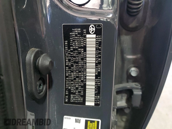 2024 Toyota Corolla SE with VIN 5YFP4MCE0RP185199, listed as a Copart auction lot 47070335 with 50,050 mi miles and Salvage Title. Bid and sale history available at DreamBid. Image 12.