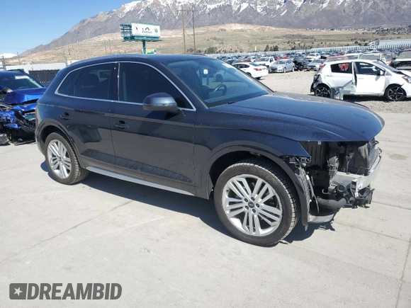 2018 Audi Q5 Premium Plus with VIN WA1BNAFY5J2108319, listed as a Copart auction lot 50531245 with 80,027 mi miles and Salvage Title. Bid and sale history available at carsss.com. Image 4.