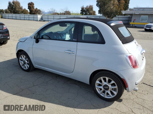 2017 FIAT 500 Pop z VIN 3C3CFFLR8HT544001, wystawiony jako Copart lot #49468035 z przebiegiem 57 079 mil mil oraz Szkoda całkowita • Salvage title. Historia ofert i sprzedaży dostępna na DreamBid. Obrazek 2.