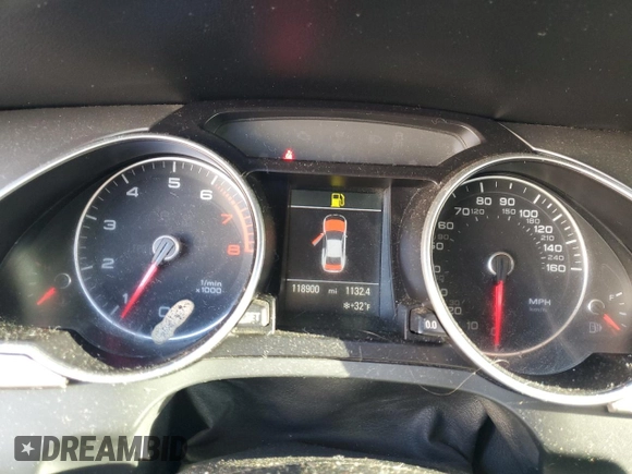 2013 Audi A5 Premium Plus with VIN WAURFAFRXDA080843, listed as a Copart auction lot 84456884 with 118,900 mi miles and Salvage title. Bid and sale history available at DreamBid. Image 9.