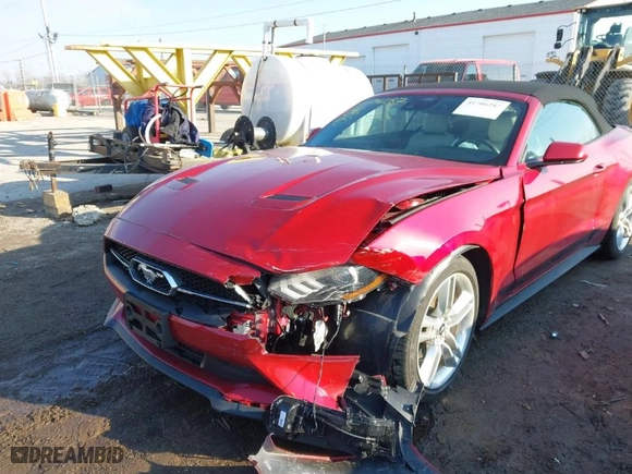 2021 Ford Mustang EcoBoost with VIN 1FATP8UH9M5157032, listed as a IAAI auction lot 41706287 with 12,503 mi miles. Bid and sale history available at carsss.com. Image 6.