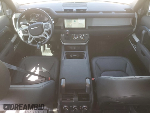 2022 Land Rover Defender S with VIN SALEJ7RX1N2090601, listed as a Copart auction lot 73654224 with 33,621 mi miles and Salvage title. Bid and sale history available at DreamBid. Image 8.