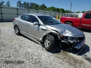 2014 Kia Optima LX with VIN KNAGM4A70E5454889, listed as a Copart auction lot 53549595 with 128,780 mi miles and Salvage title. Bid and sale history available at DreamBid. Image 13.