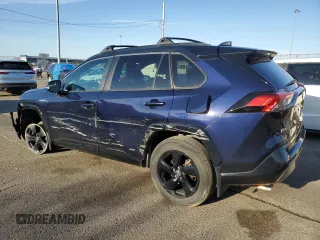2020 Toyota RAV4 Hybrid XSE with VIN 4T3E6RFV2LU003980, listed as a Copart auction lot 48460515 with 59,317 mi miles and Salvage title. Bid and sale history available at DreamBid. Image 2.