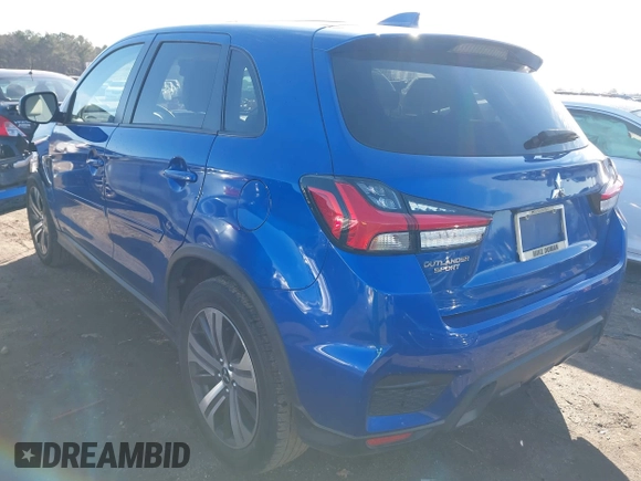 2021 Mitsubishi Outlander Sport SE with VIN JA4APVAU1MU029644, listed as a IAAI auction lot 41070544 with 86,759 mi miles. Bid and sale history available at carsss.com. Image 3.