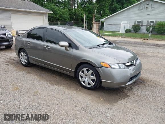 2008 Honda Civic LX z VIN 1HGFA16548L091849, wystawiony jako IAAI lot #42378104 z przebiegiem 74 981 mil mil oraz . Historia ofert i sprzedaży dostępna na DreamBid. Obrazek 1.