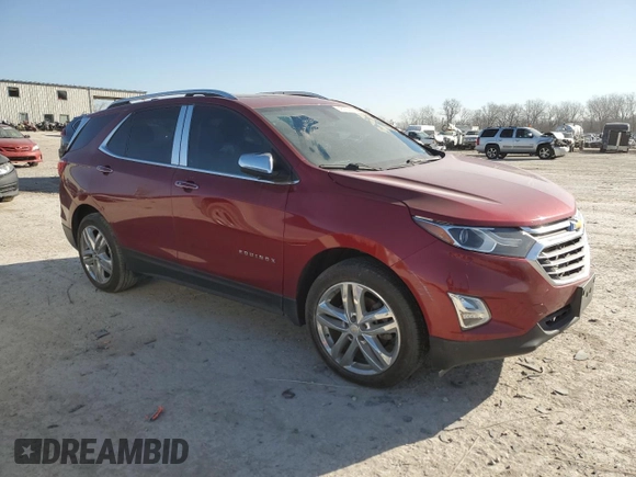 2019 Chevrolet Equinox Premier with VIN 2GNAXYEXXK6261738, listed as a Copart auction lot 48056865 with 69,628 mi miles and Salvage Title. Bid and sale history available at carsss.com. Image 4.