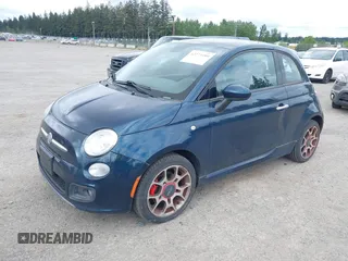 2015 FIAT 500 Sport z VIN 3C3CFFBR4FT504092, wystawiony jako IAAI lot #42273180 z przebiegiem 125 251 mil mil oraz . Historia ofert i sprzedaży dostępna na DreamBid. Obrazek 2.