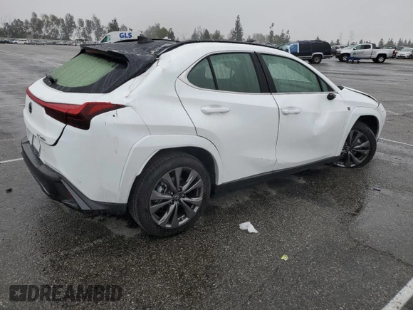 2023 Lexus UX 250h F Sport z VIN JTHB6JBH9P2153442, wystawiony jako Copart lot #43806805 z przebiegiem 36 751 mil mil oraz Szkoda całkowita • Salvage title. Historia ofert i sprzedaży dostępna na DreamBid. Obrazek 3.