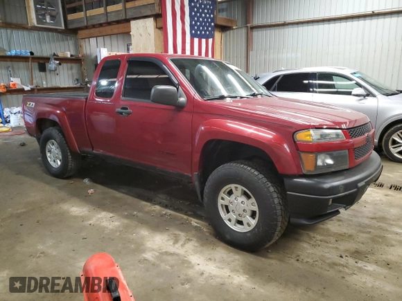 2005 Chevrolet Colorado LS Z71 with VIN 1GCDT196358217671, listed as a Copart auction lot 46320715 with 101,896 mi miles and Salvage title. Bid and sale history available at DreamBid. Image 4.