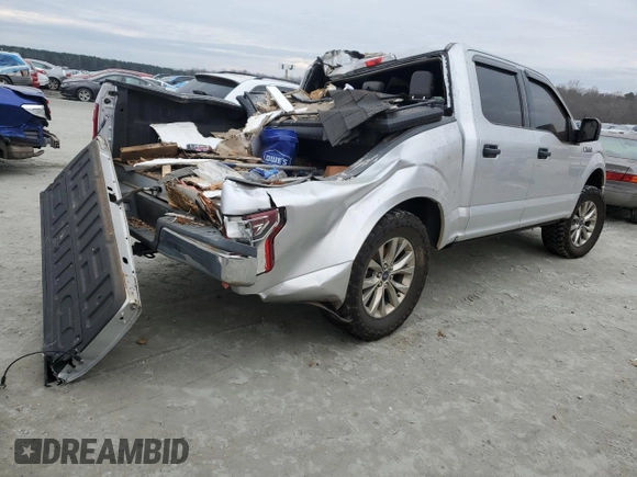 2018 Ford F-150 XL with VIN 1FTEW1CB9JFC55137, listed as a Copart auction lot 86441214 with 85,254 mi miles and Salvage Title. Bid and sale history available at carsss.com. Image 3.