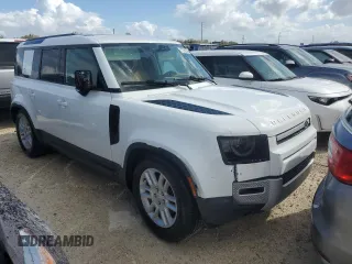 2024 Land Rover Defender S with VIN SALEJ7EX0R2341653, listed as a Copart auction lot 77228254 with Not provided miles and Salvage title. Bid and sale history available at DreamBid. Image 4.