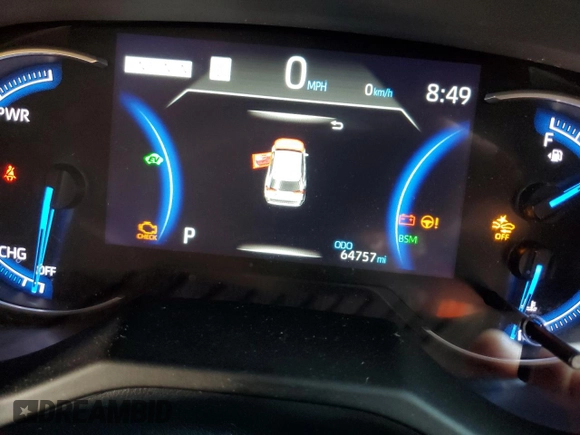 2022 Toyota RAV4 Hybrid XSE с VIN 2T3E6RFVXNW030847, выставлен на аукционе Copart как лот 57119115 с пробегом 64 757 миль миль и Списание • Salvage title. История ставок и продаж доступна на DreamBid. Изображение 9.