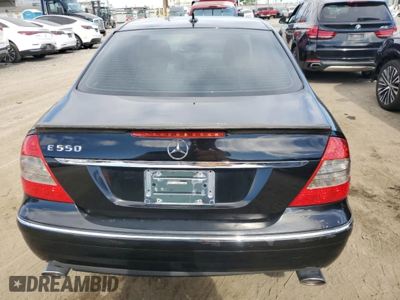 2008 Mercedes-Benz E-Class Sport 5.5L with VIN WDBUF72X48B328801, listed as a Copart auction lot 52808095 with 91,850 mi miles and Salvage Title. Bid and sale history available at carsss.com. Image 6.