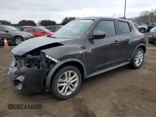 2013 Nissan Juke SV with VIN JN8AF5MV1DT227096, listed as a Copart auction lot 47230375 with 141,515 mi miles and Salvage Title. Bid and sale history available at carsss.com. Image 1.