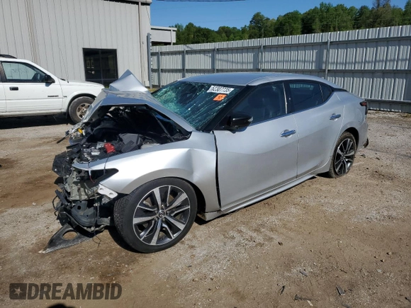 2020 Nissan Maxima SV with VIN 1N4AA6CV8LC367507, listed as a Copart auction lot 52307735 with 69,225 mi miles and Salvage title. Bid and sale history available at DreamBid. Image 1.