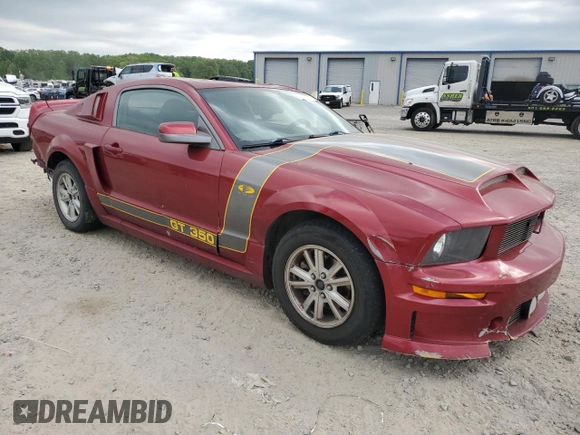 2005 Ford Mustang Deluxe with VIN 1ZVFT80N055116785, listed as a Copart auction lot 53032375 with 132,420 mi miles and Salvage Title. Bid and sale history available at carsss.com. Image 4.