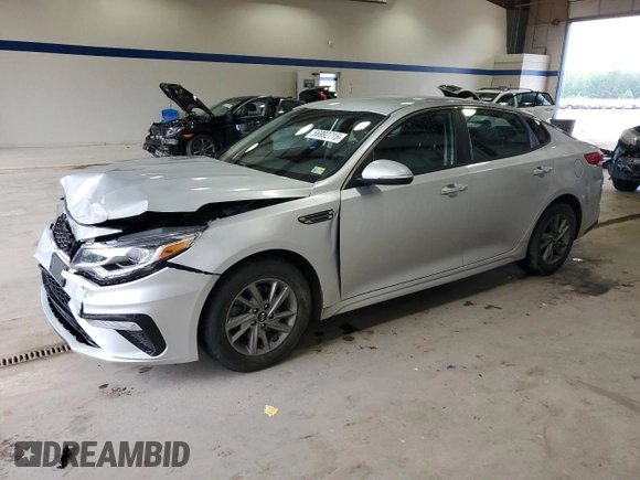 2019 Kia Optima LX z VIN 5XXGT4L39KG296057, wystawiony jako Copart lot #56992715 z przebiegiem 67 842 mil mil oraz Szkoda całkowita • Salvage title. Historia ofert i sprzedaży dostępna na DreamBid. Obrazek 1.