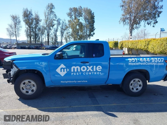 2024 Nissan Frontier S with VIN 1N6ED1CL3RN633594, listed as a IAAI auction lot 41743400 with 23,166 mi miles and . Bid and sale history available at DreamBid. Image 15.
