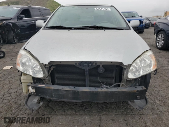 2004 Toyota Corolla CE with VIN 1NXBR32E34Z297414, listed as a Copart auction lot 52541105 with 147,072 mi miles and Salvage Title. Bid and sale history available at DreamBid. Image 5.