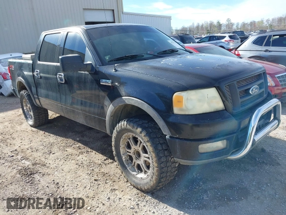 2004 Ford F-150 XLT with VIN 1FTPW14574KC03115, listed as a IAAI auction lot 41707720 with 271,161 mi miles. Bid and sale history available at carsss.com. Image 1.