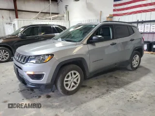 2018 Jeep Compass Sport с VIN 3C4NJCAB7JT240638, выставлен на аукционе Copart как лот 58987085 с пробегом 70 310 миль миль и Списание • Salvage title. История ставок и продаж доступна на DreamBid. Изображение 1.