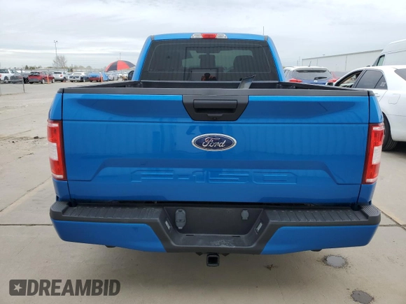 2020 Ford F-150 XL with VIN 1FTMF1C54LKF27495, listed as a Copart auction lot 50163175 with 113,897 mi miles and Salvage Title. Bid and sale history available at carsss.com. Image 6.