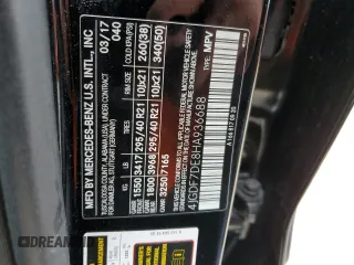 2017 Mercedes-Benz GLS 550 z VIN 4JGDF7DE8HA936688, wystawiony jako Copart lot #55679235 z przebiegiem 59 009 mil mil oraz Szkoda całkowita • Salvage title. Historia ofert i sprzedaży dostępna na DreamBid. Obrazek 13.