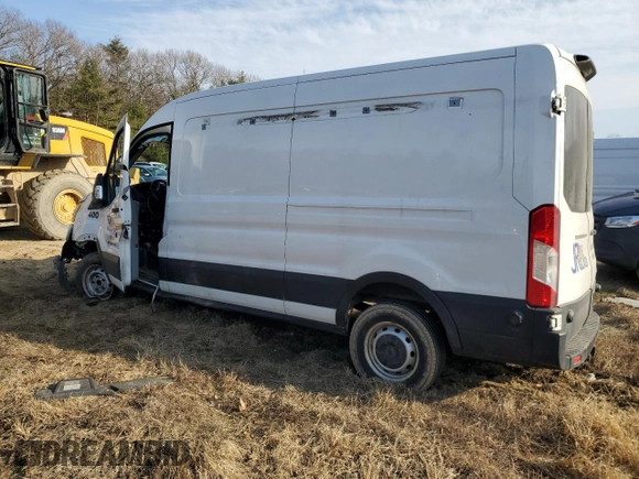 2019 Ford Transit with VIN 1FTYR2CM9KKA45612, listed as a Copart auction lot 54019985 with Not Provided miles and Salvage Title. Bid and sale history available at carsss.com. Image 2.